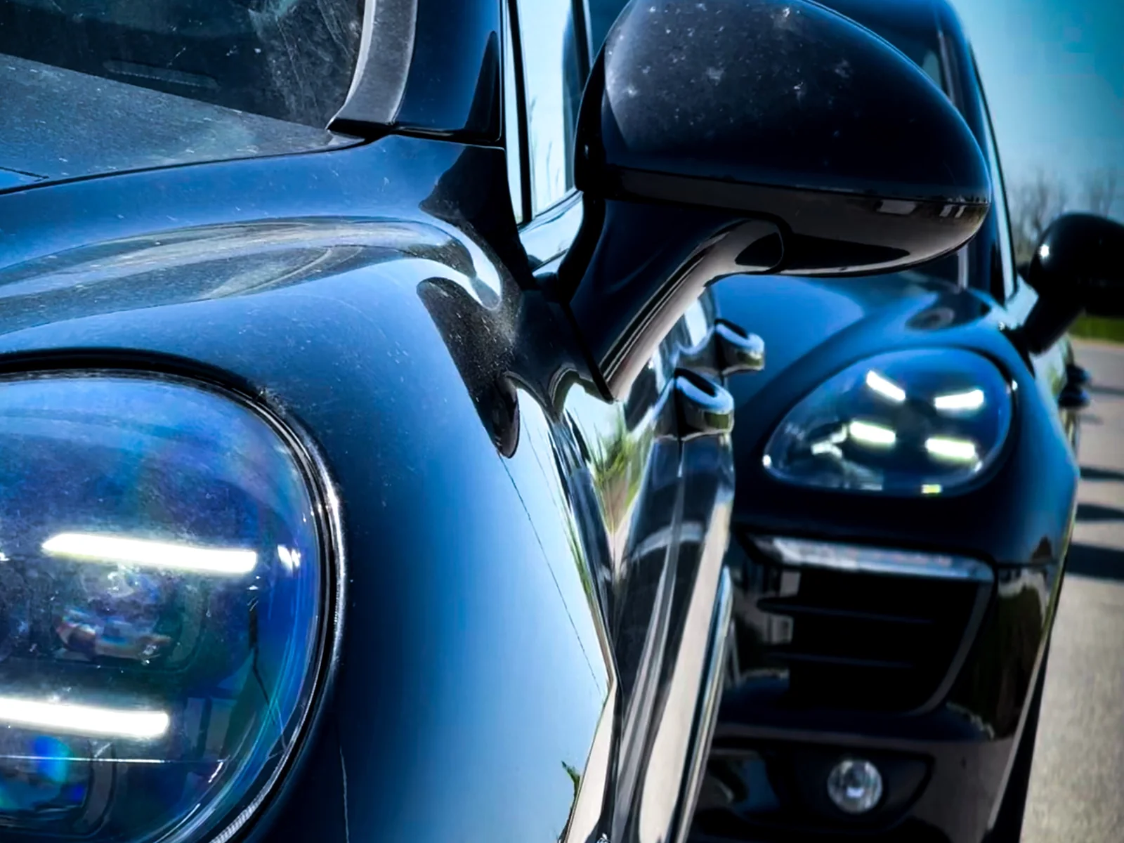 Porsche Macan s LED Matrix svetlami